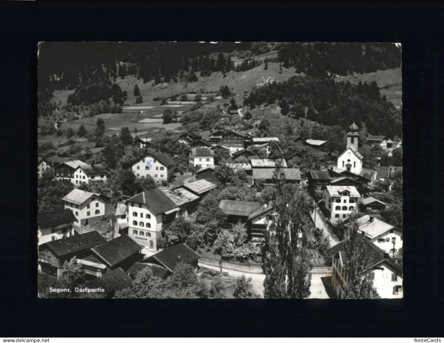 10723285 Flims Dorf Flims Dorf [Stempelabschalg] Sagens X Flims Dorf - Sonstige & Ohne Zuordnung