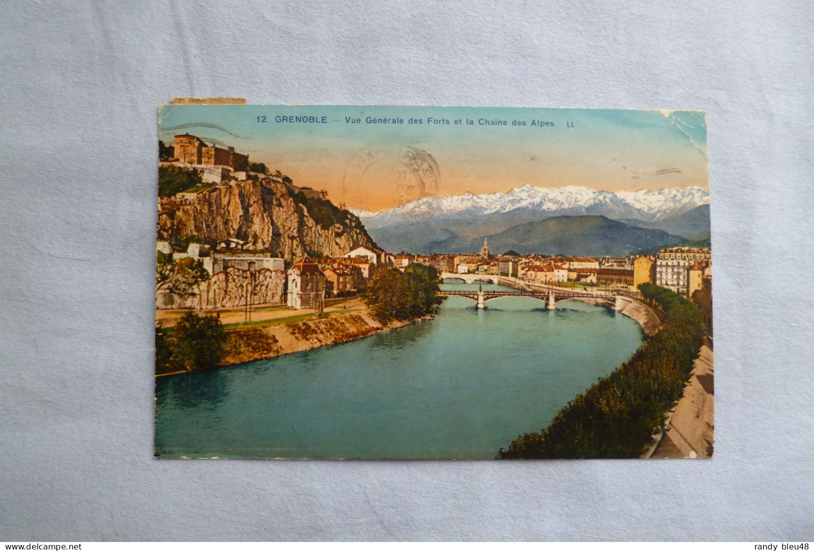 GRENOBLE  -  38  - Vue Générale Des Forts Et La Chaîne Des Alpes  -  Isère - Grenoble