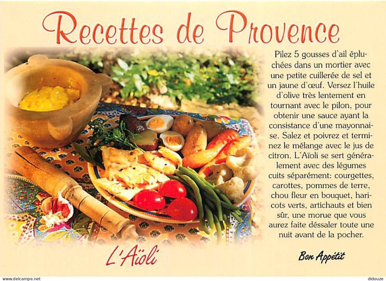 Recettes De Cuisine - Gastronomie - CPM - Voir Scans Recto-Verso - Recettes (cuisine)