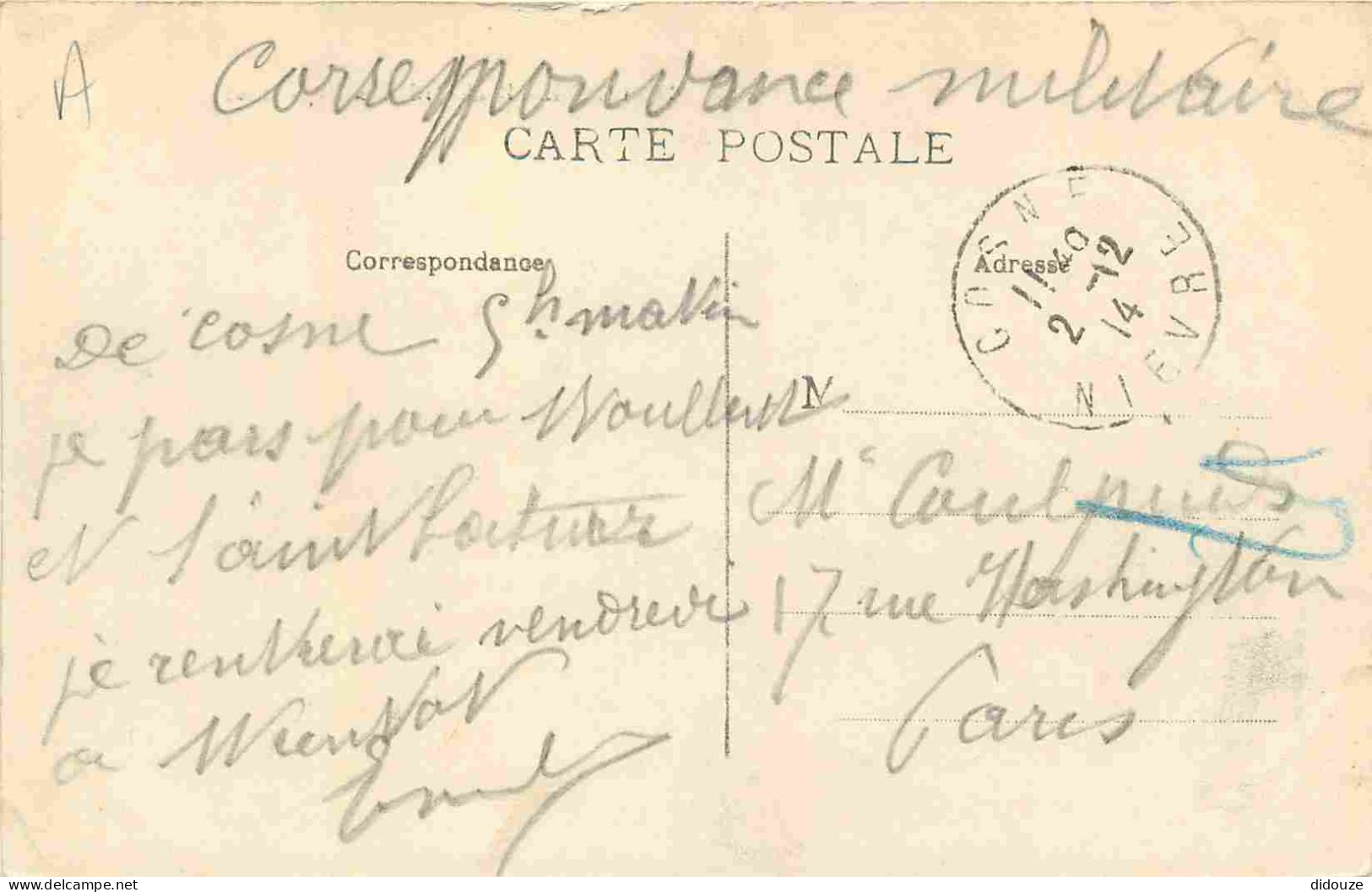 58 - Cosne Cours Sur Loire - Boulevard De La République - CPA - Oblitération De 1914 - Voir Scans Recto-Verso - Cosne Cours Sur Loire