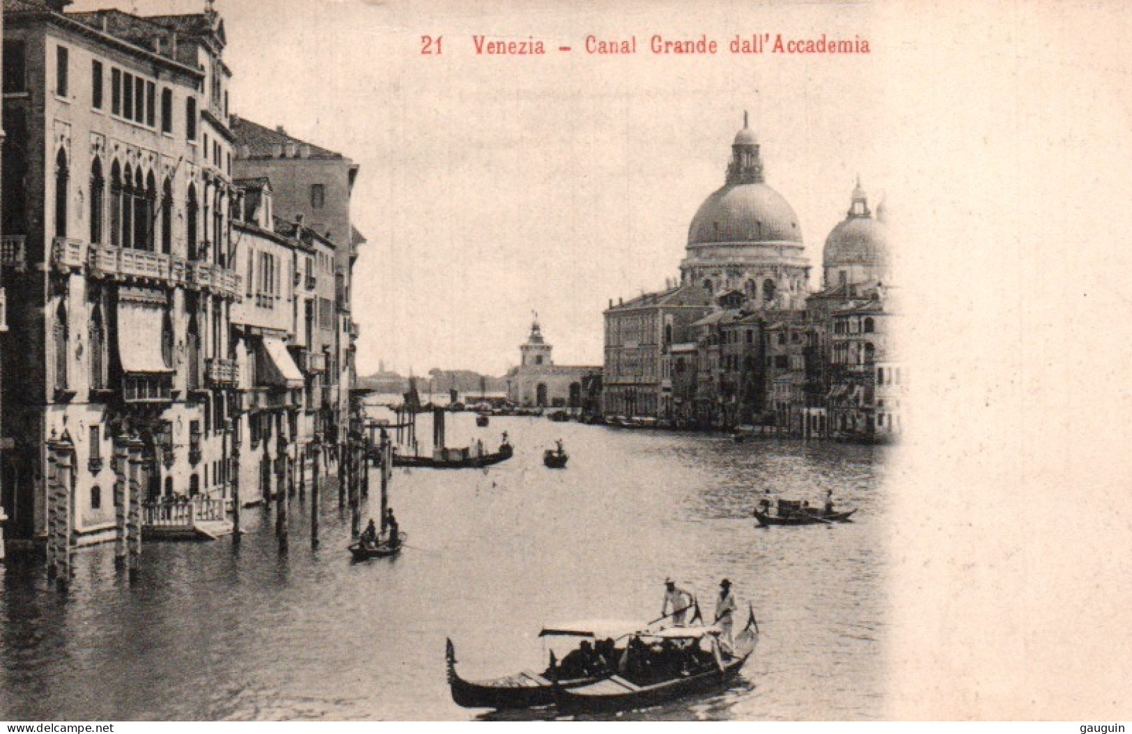 CPA - VENEZIA - Canal Grande Dall'Accademia - Edition G.Zanetti - Venezia (Venice)