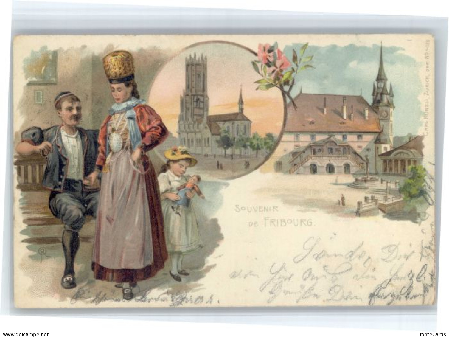 10723193 Fribourg FR Fribourg Tracht X Fribourg - Other & Unclassified