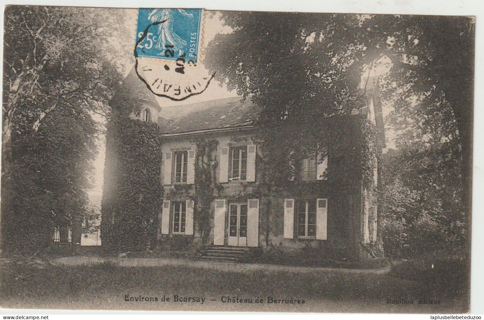 CPA - 41 - BOURSAY Environs - Château De Berruères - Cliché Pas Courant - Sonstige & Ohne Zuordnung