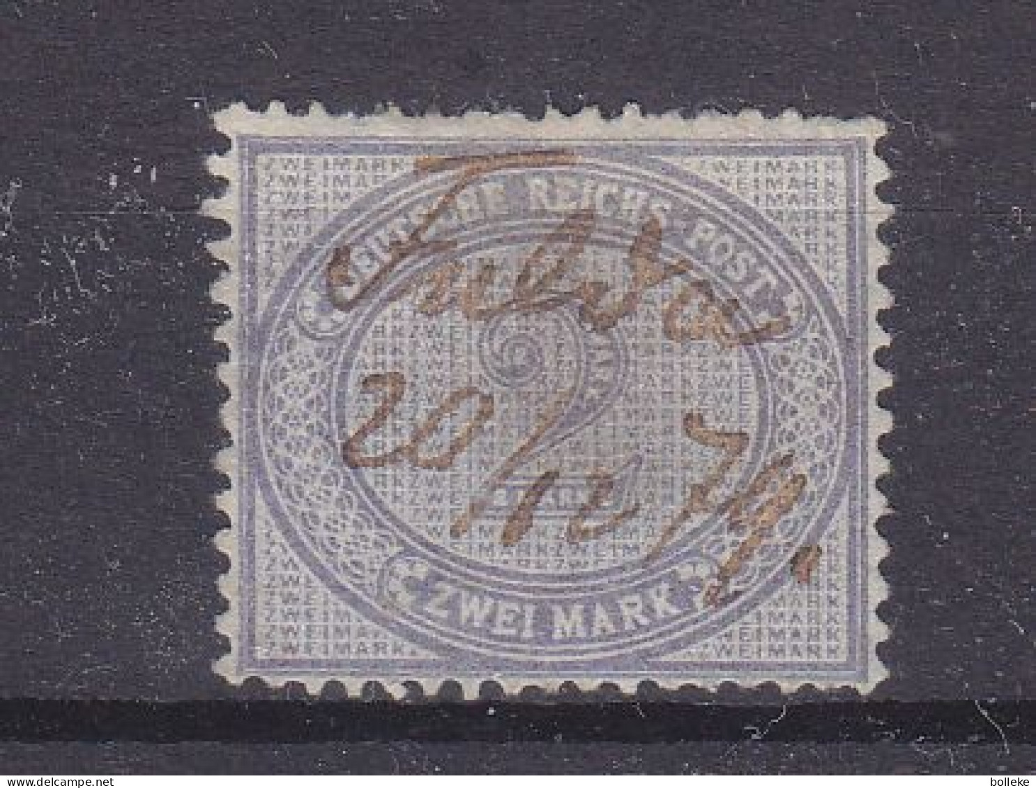 Allemagne - Empire - Yvert 27 Oblitération Plume - Signé Cachet - Valeur 750,00 Euros - Used Stamps