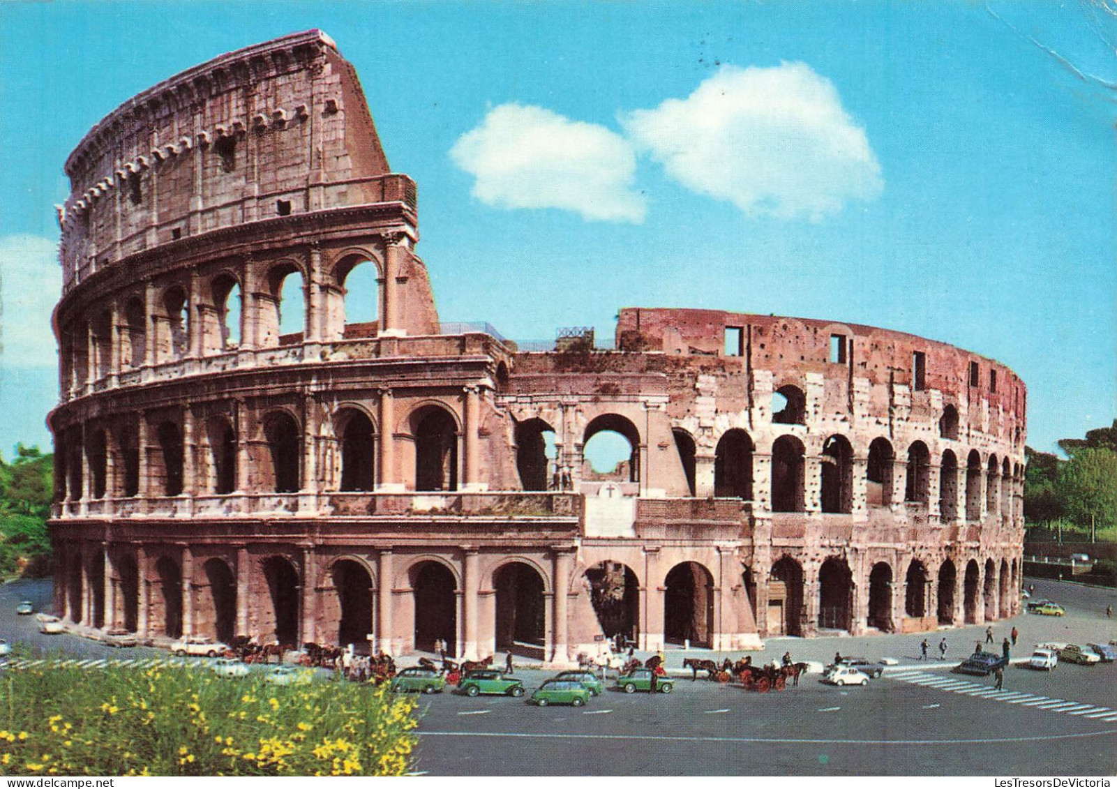 ITALIE - Roma - II Colosseo - Le Colysée - Coliseum - Kolosseum - Animé - Carte Postale Ancienne - Colosseum