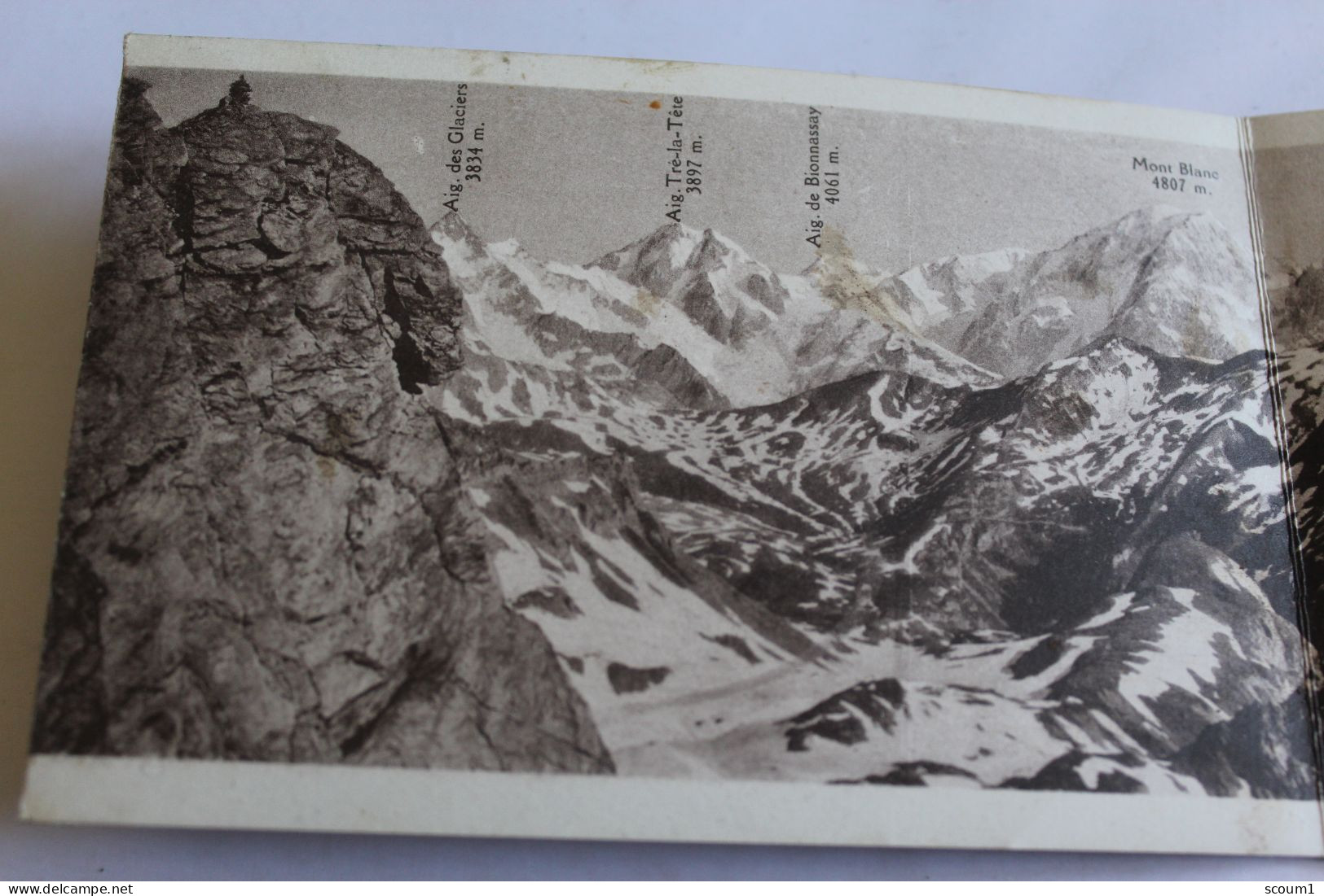 Carte PANORAMIQUE Des Alpes 8 Volets Edition Beroud Bourg St Maurice - Other & Unclassified