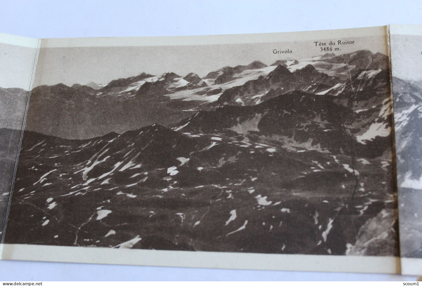 Carte PANORAMIQUE Des Alpes 8 Volets Edition Beroud Bourg St Maurice - Other & Unclassified