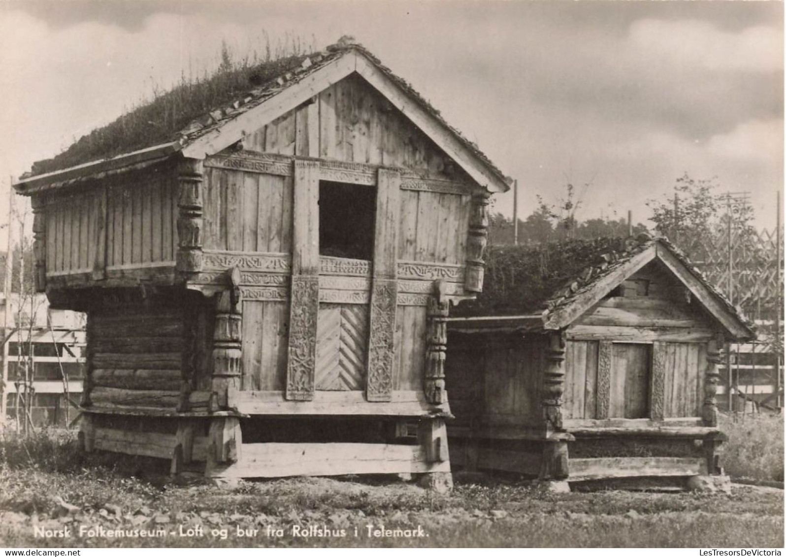 NORVEGE  - Norsk Folkemuseum - Loft Og Bur Fra Rolfshus I Telemark- Carte Postale - Norvège