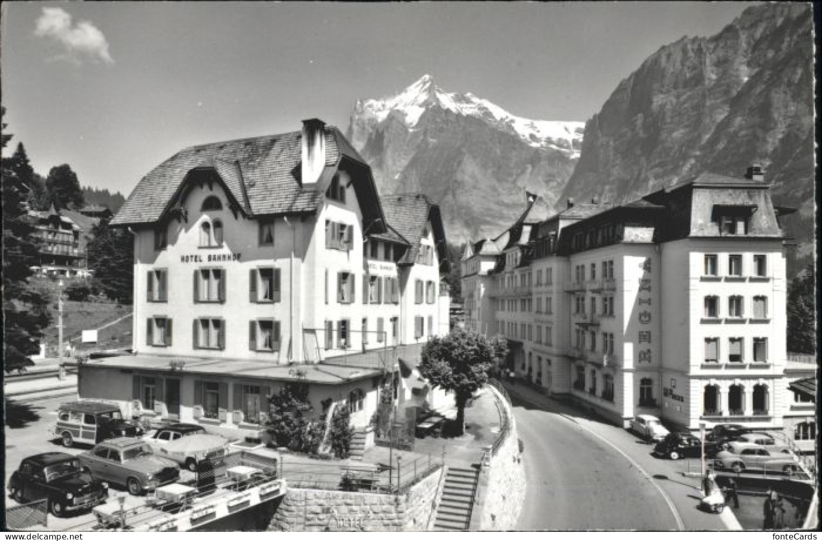 10723043 Grindelwald Grindelwald Hotels Bahnhof Regina Wetterhorn * Grindelwald - Sonstige & Ohne Zuordnung