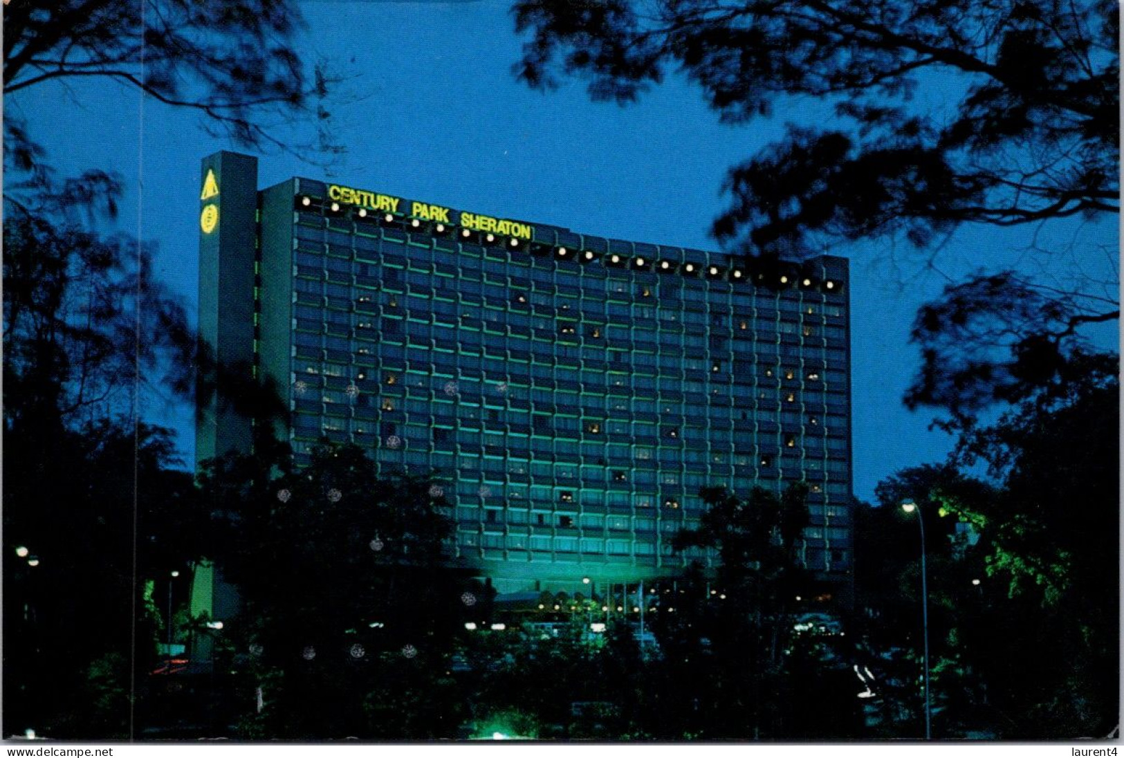 21-5-2024 (5 Z 45) Singapore (posted To Australia 1980) Century Park Sheraton Hotel - Hotels & Gaststätten