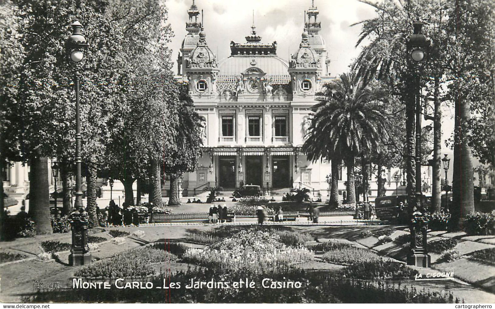 Postcard Monaco Monte-Carlo Les Jardins Et Le Casino - Monte-Carlo