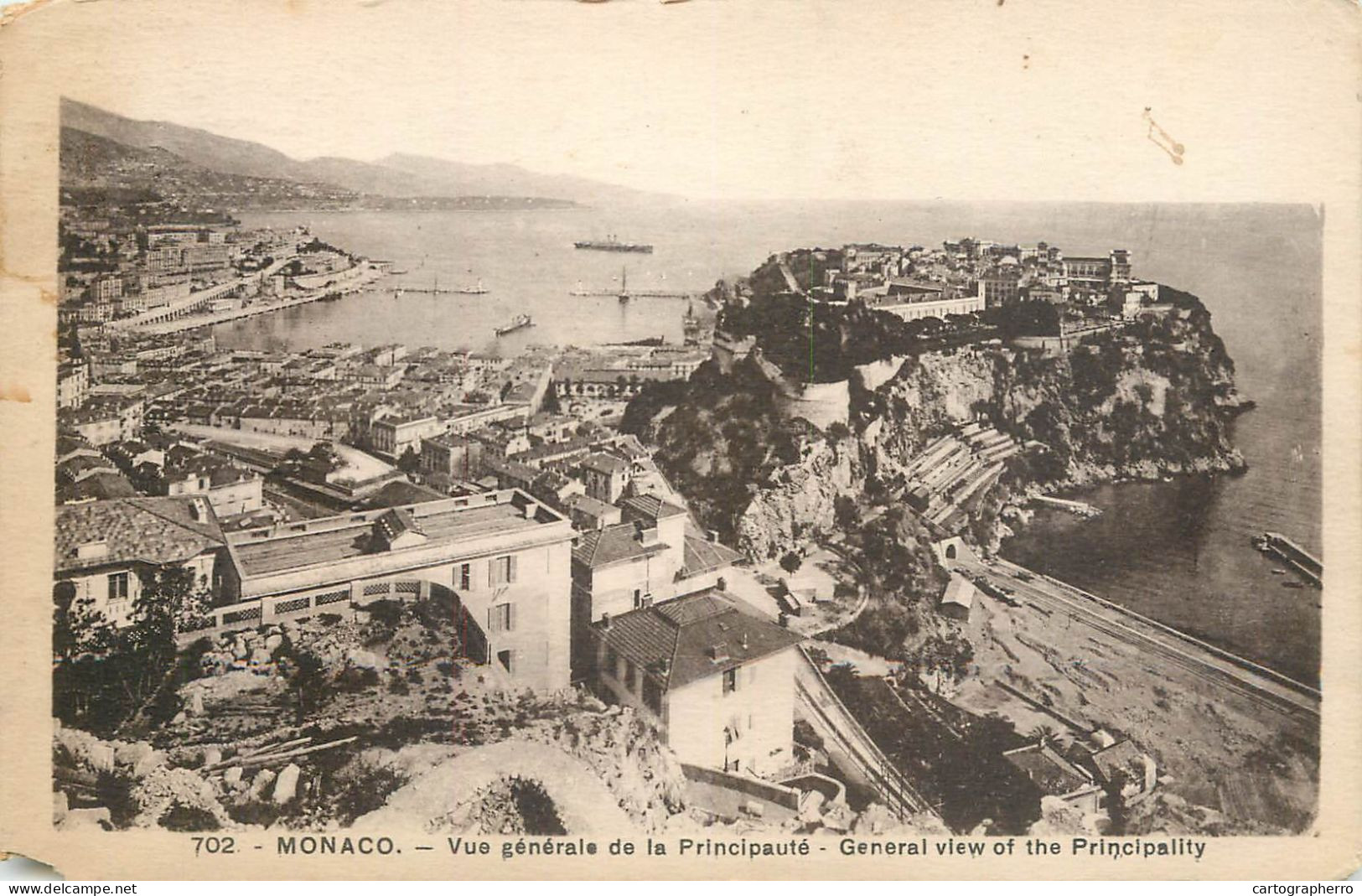 Postcard Monaco General View Of The Principality - Monte-Carlo