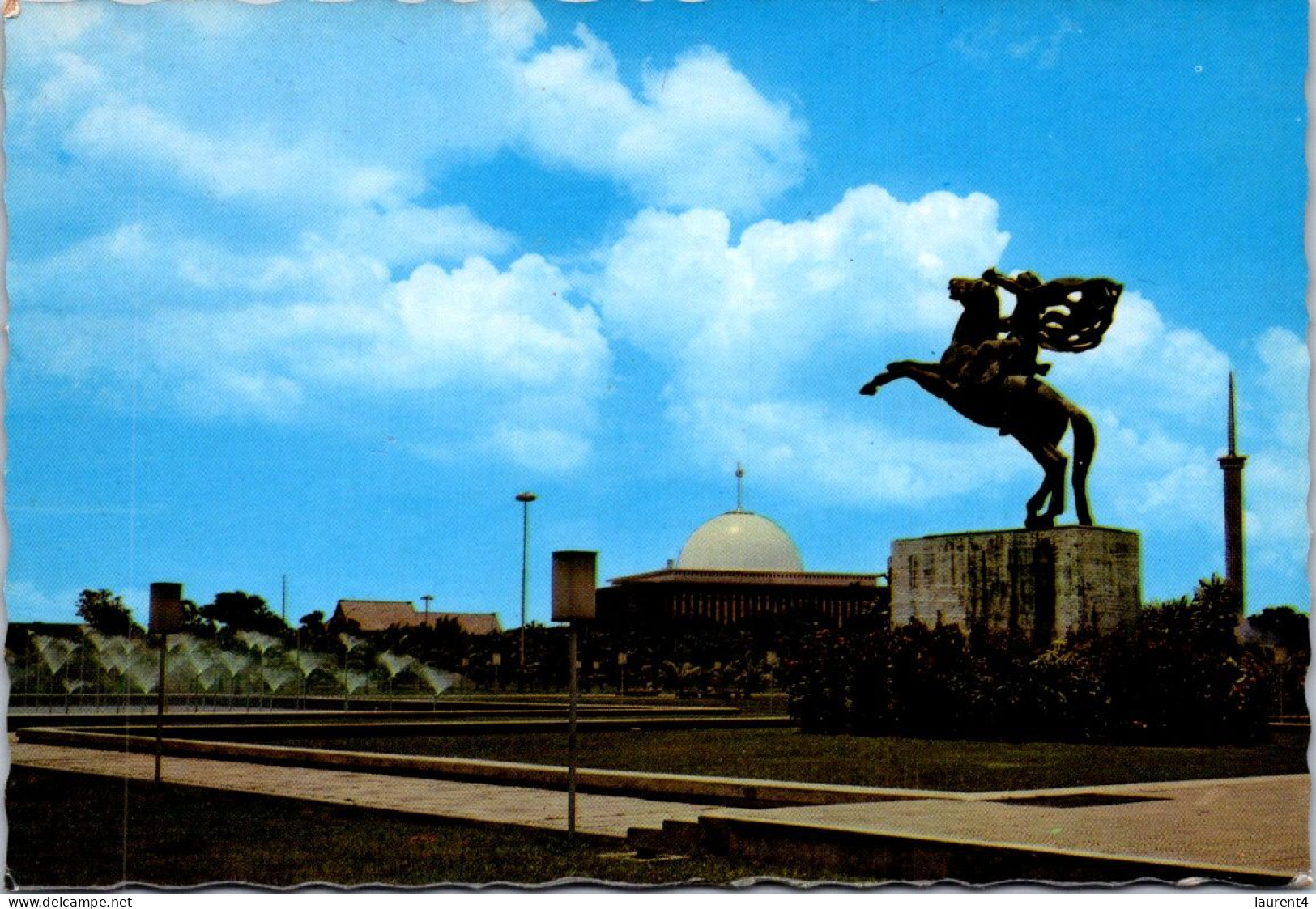 21-5-2024 (5 Z 45) Indonesia - Jakarta Horse Monument (posted To Australia 1985) - Indonésie