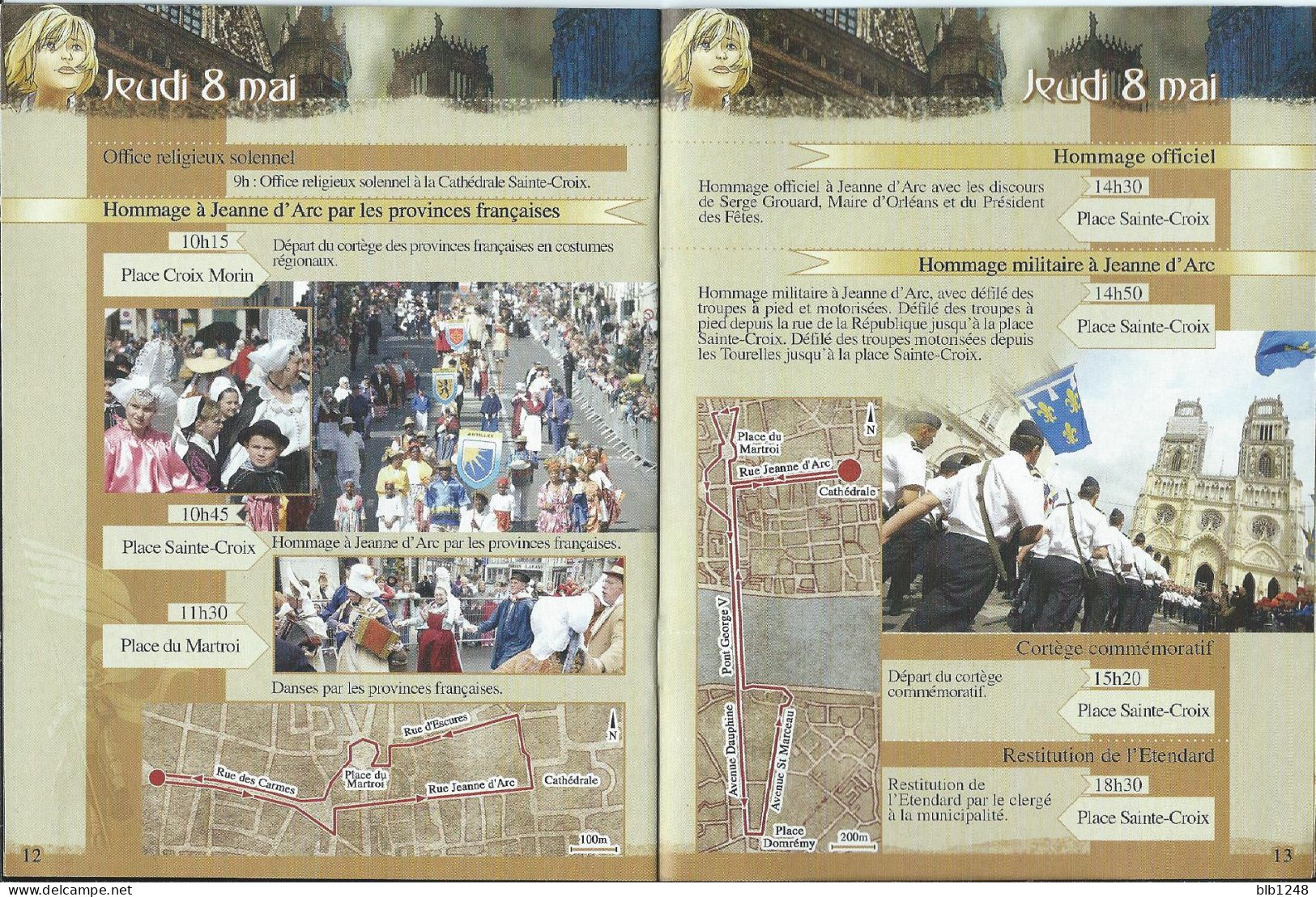 Vieux Papiers > Programme Des Fetes Jeanne D'Arc Orleans 2008 - Programmes