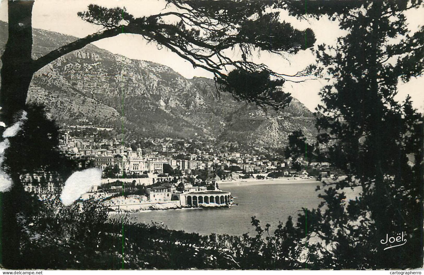 Postcard Monaco Monte Carlo Rocher De Monaco 1951 - Monte-Carlo