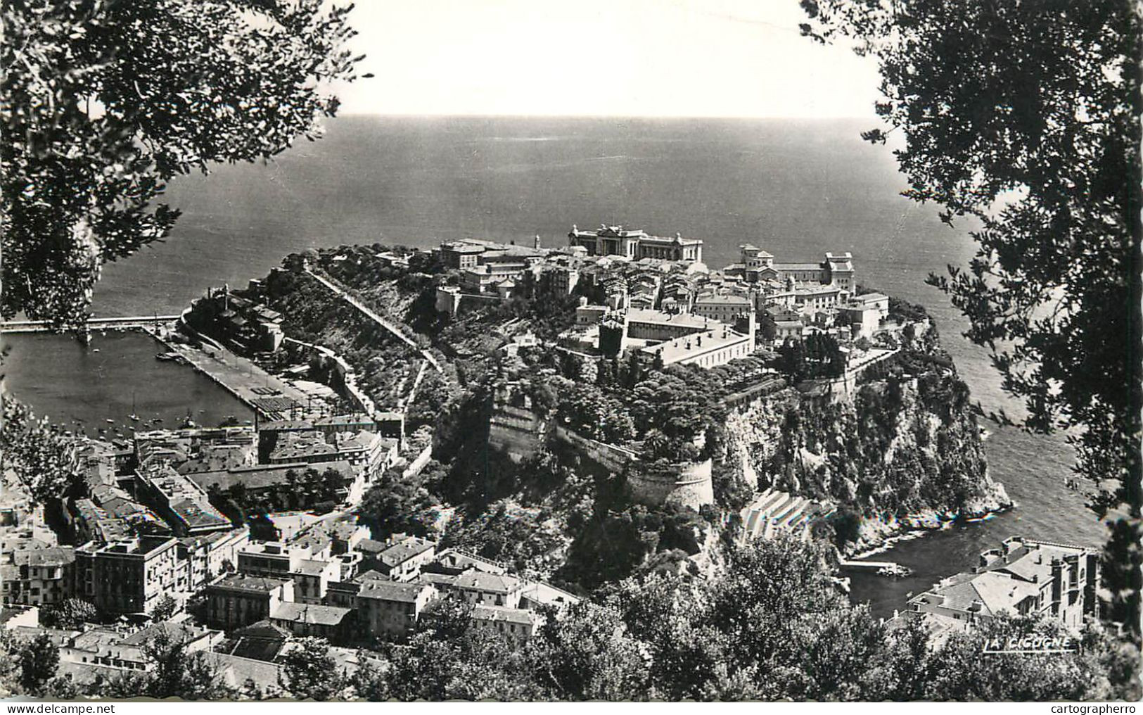 Postcard Monaco Monte Carlo Rocher - Monte-Carlo