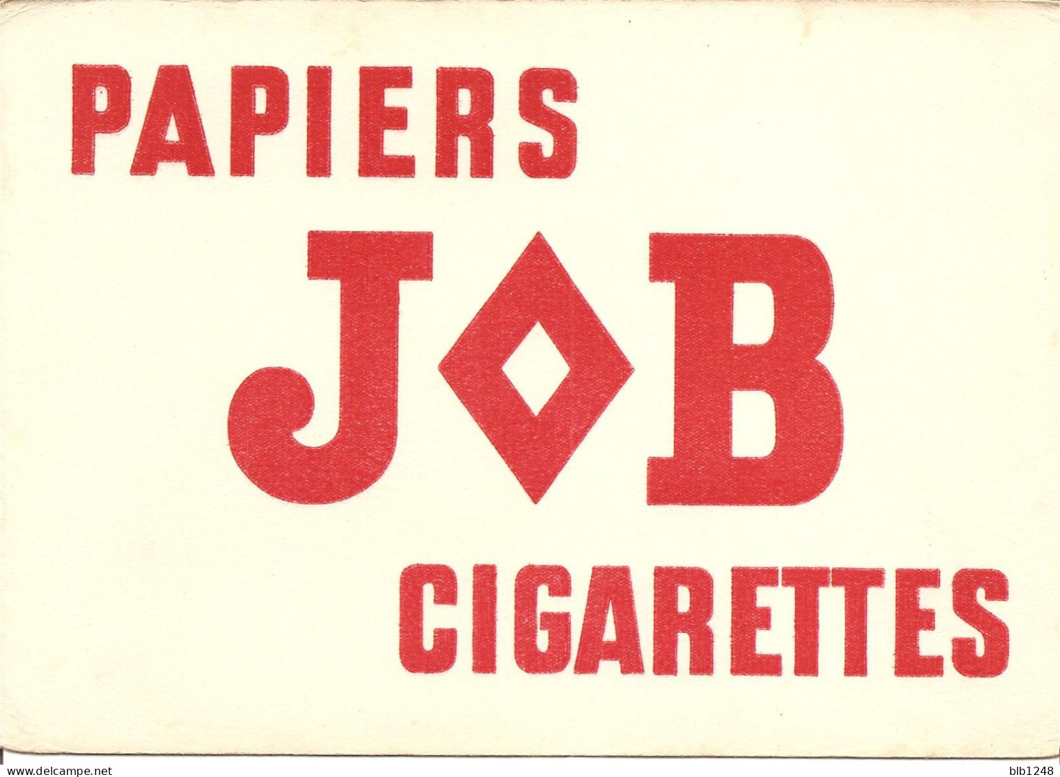Buvards, Papier Job Cigarettes - J