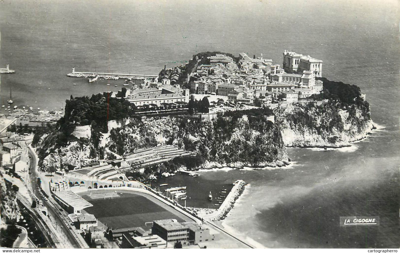 Postcard Monaco Monte Carlo Aerial - Monte-Carlo