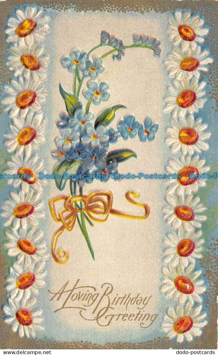 R103275 A Loving Birthday Greeting. Floral Series No. 3 - Monde