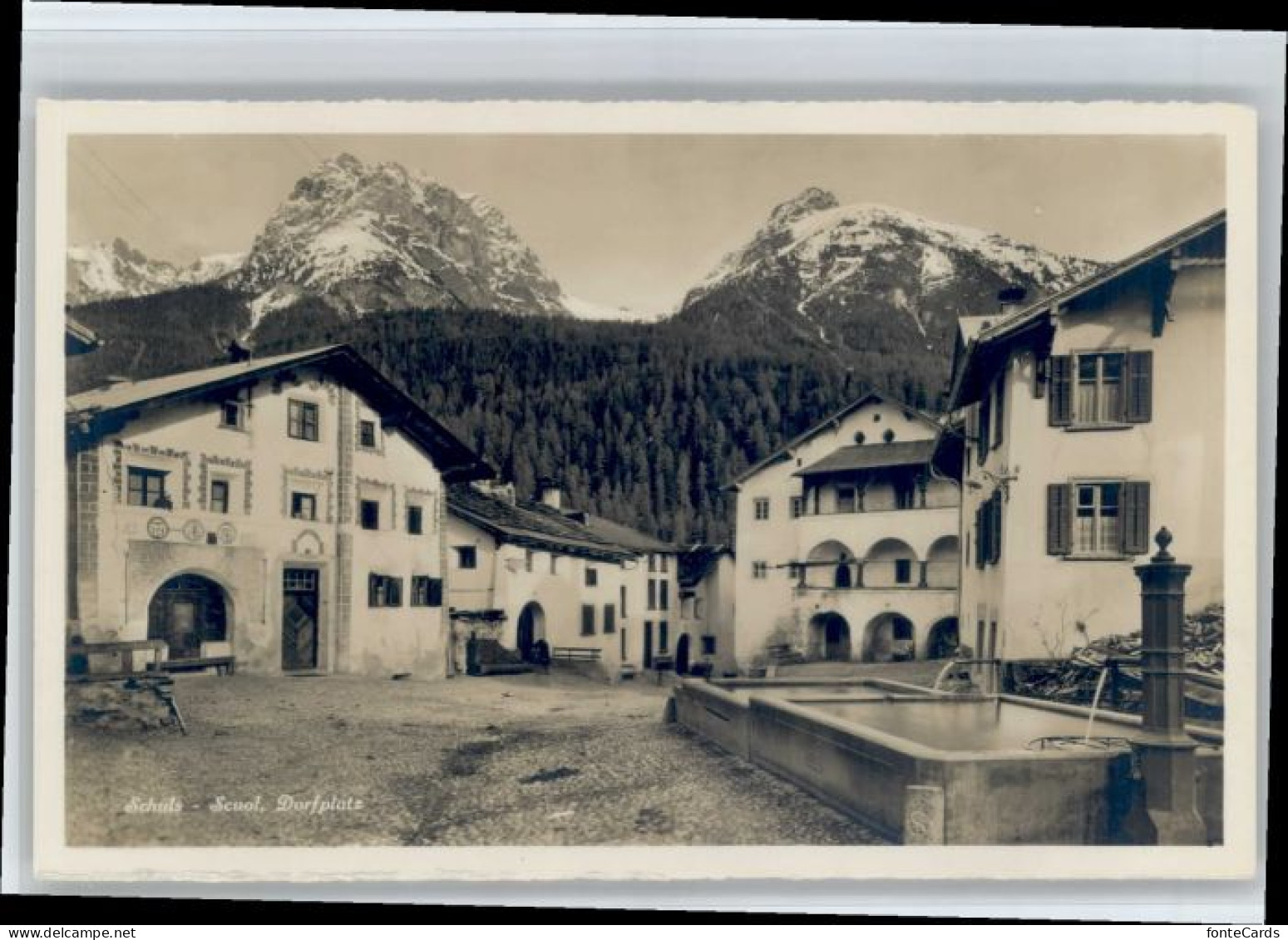 10722670 Schuls GR Schuls Dorfplatz * Scuol - Andere & Zonder Classificatie