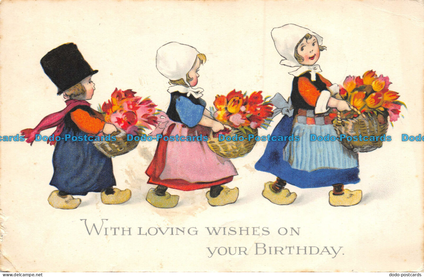 R103281 With Loving Wishes On Your Birthday. 1929 - Monde