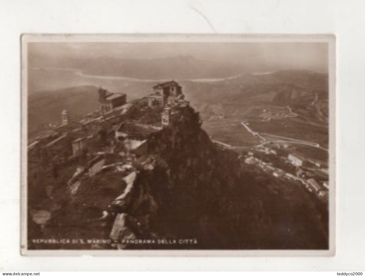 SAN MARINO Panorama Della Città 1940 - San Marino