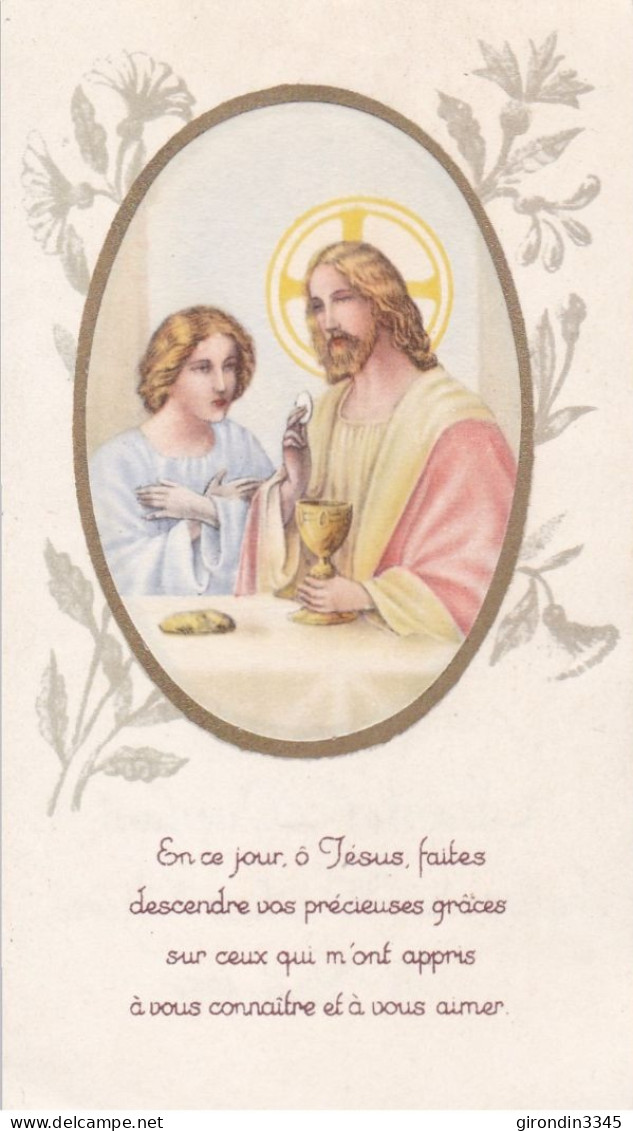 Images Pieuses, Souvenir De COMMUNION MAI 1950 à MOULINS SUR YEVRE - Images Religieuses