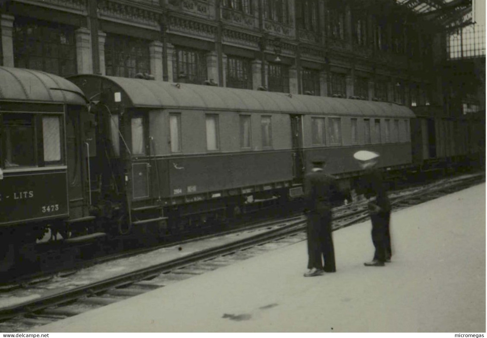 Retour Du Roi Gustave V - Voitue Royale Suédoise N° 2904 - Cliché Alf. M. Eychenne, Paris Gare De Lyon 15-5-1948 - Treni