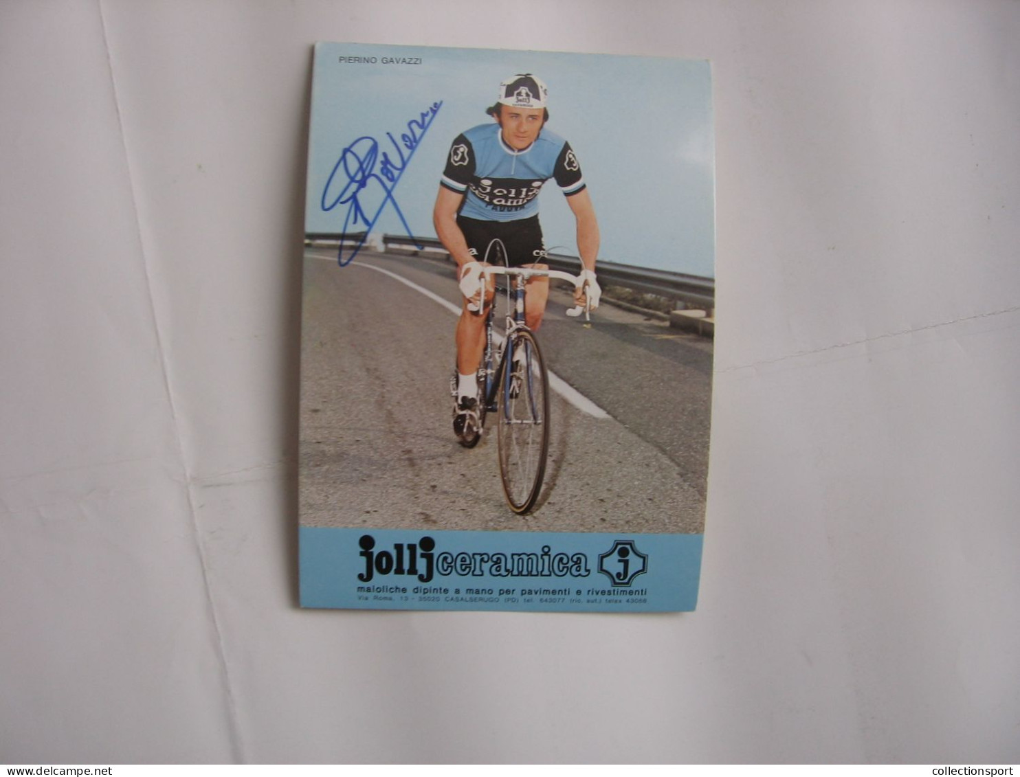 Cyclisme  -  Autographe - Carte Signée Pierino Gavazzi - Ciclismo