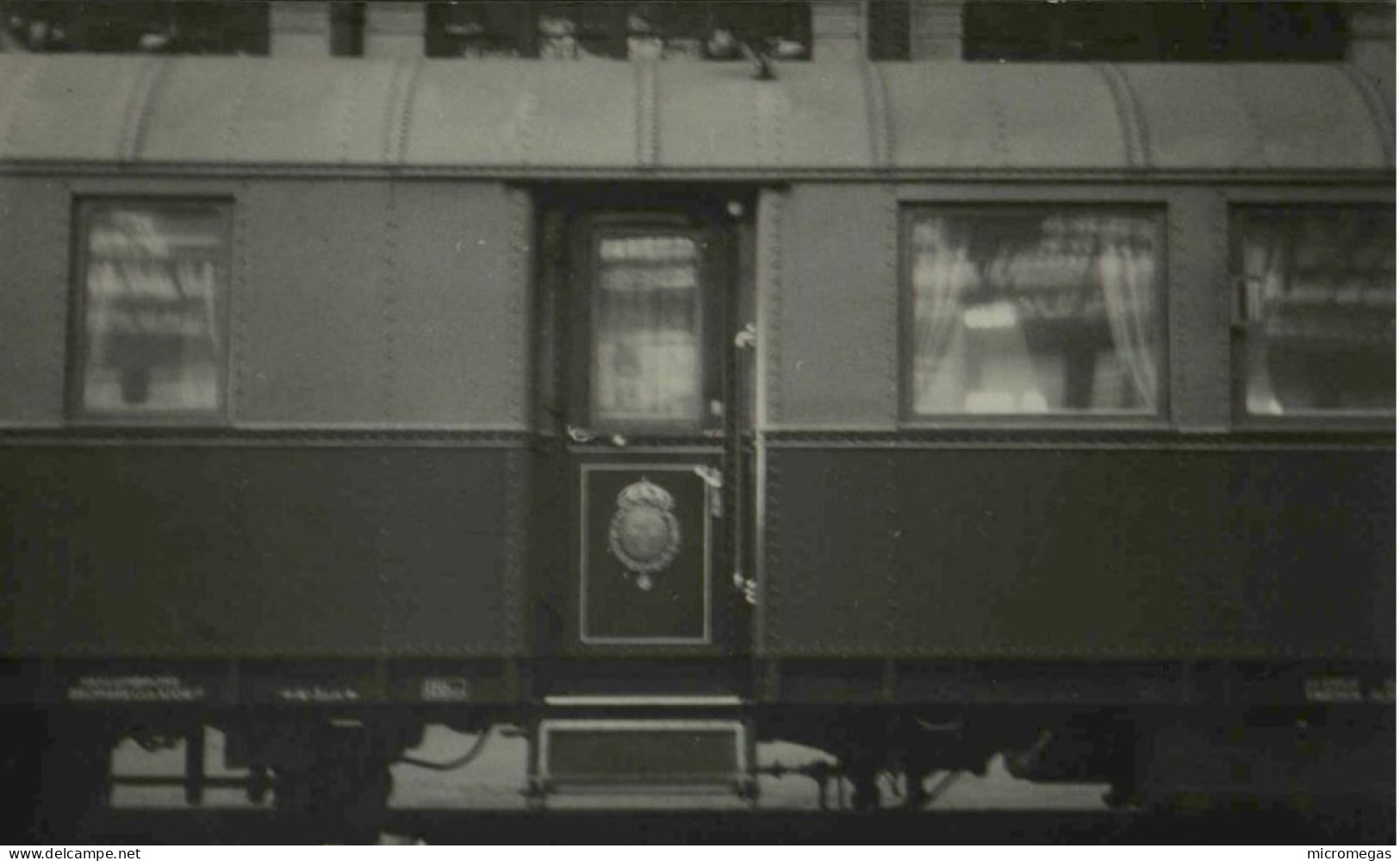 Retour Du Roi Gustave V - Voitue Royale Suédoise, Porte Centrale - Cliché Alf. M. Eychenne, Paris Gare De Lyon 15-5-1948 - Eisenbahnen