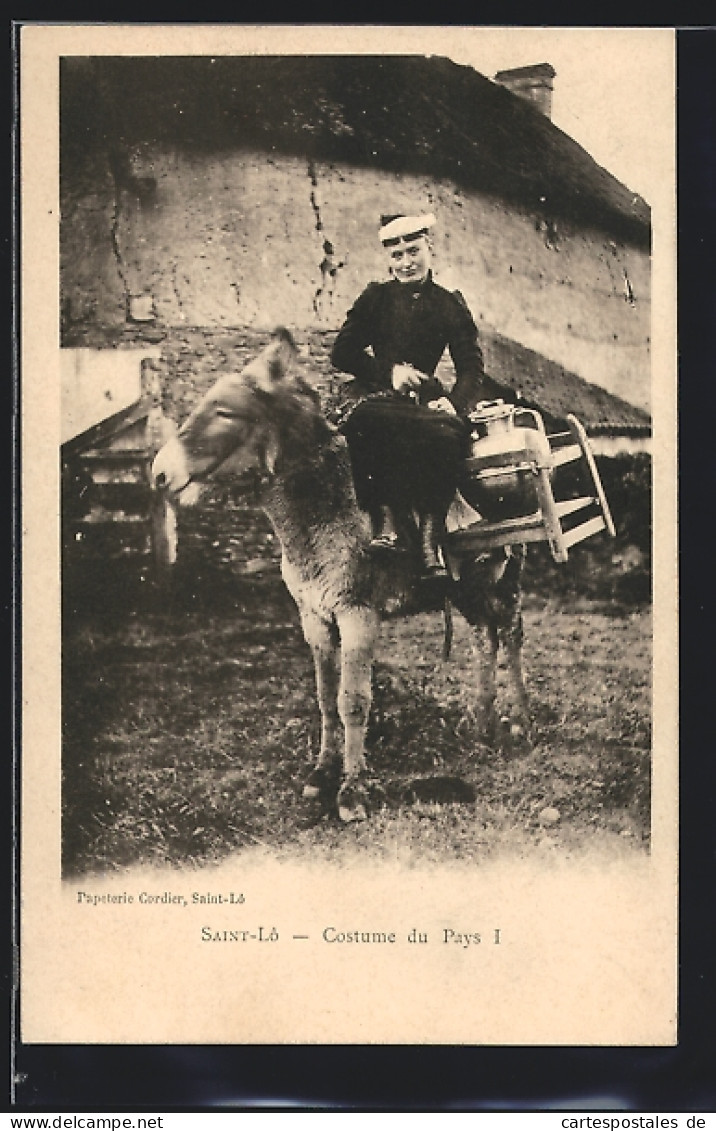 CPA Saint-Lô /Normandie, Costume Du Pays  - Non Classificati