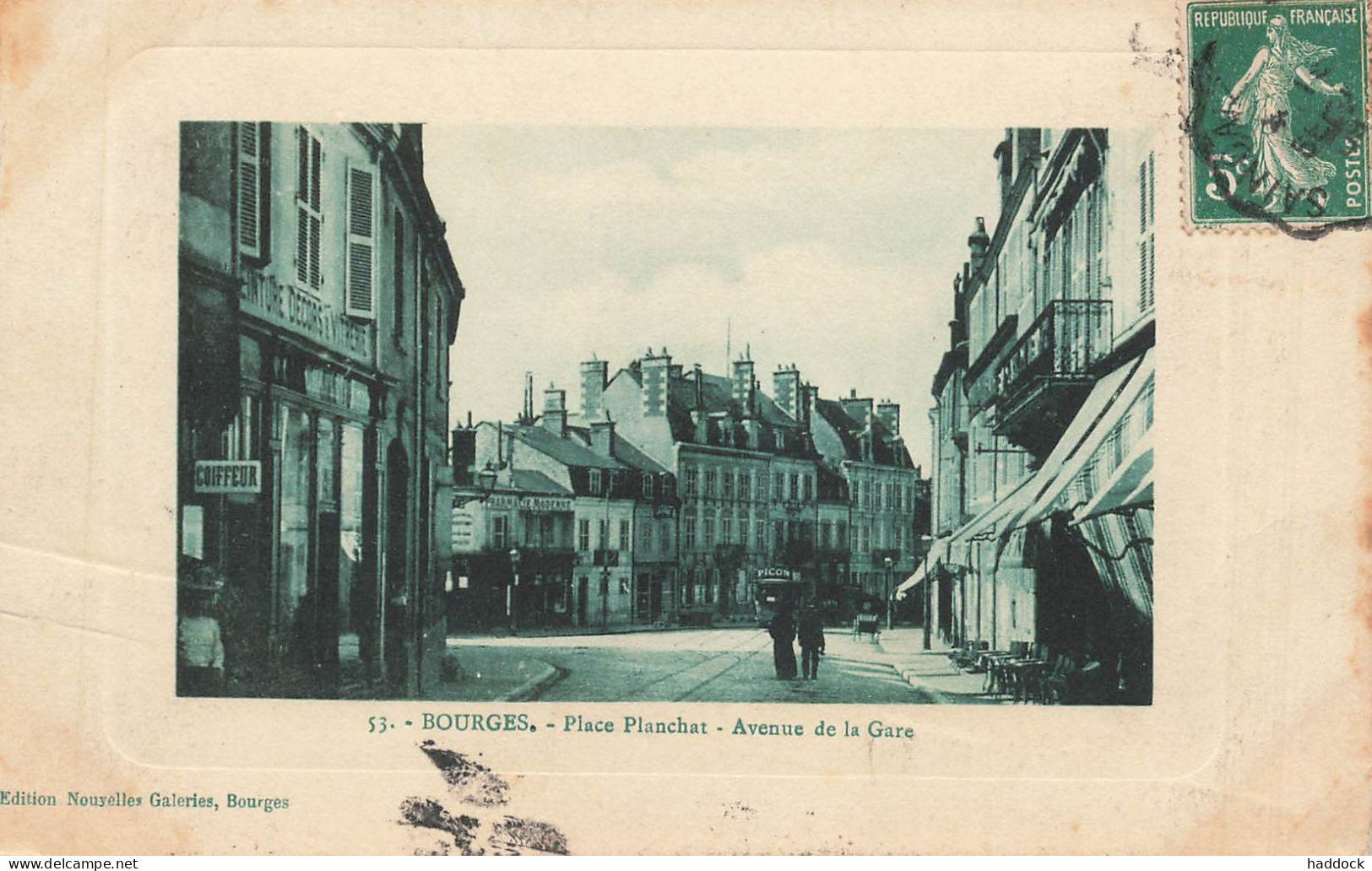 BOURGES : PLACE PLANCHAT - AVENUE DE LA GARE - Bourges