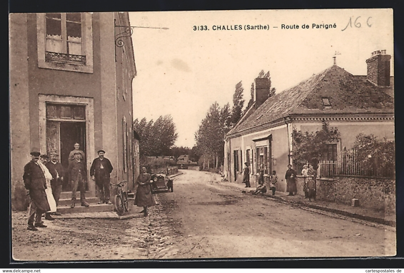 CPA Challes, Route De Parigne  - Other & Unclassified