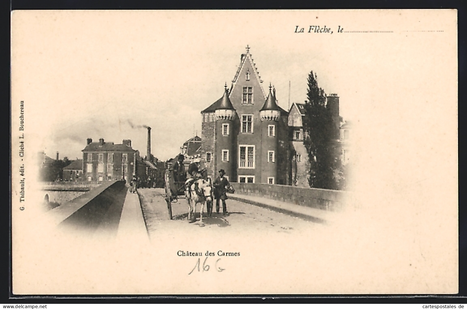 CPA La Flèche, Chateau Des Carmes  - Sonstige & Ohne Zuordnung