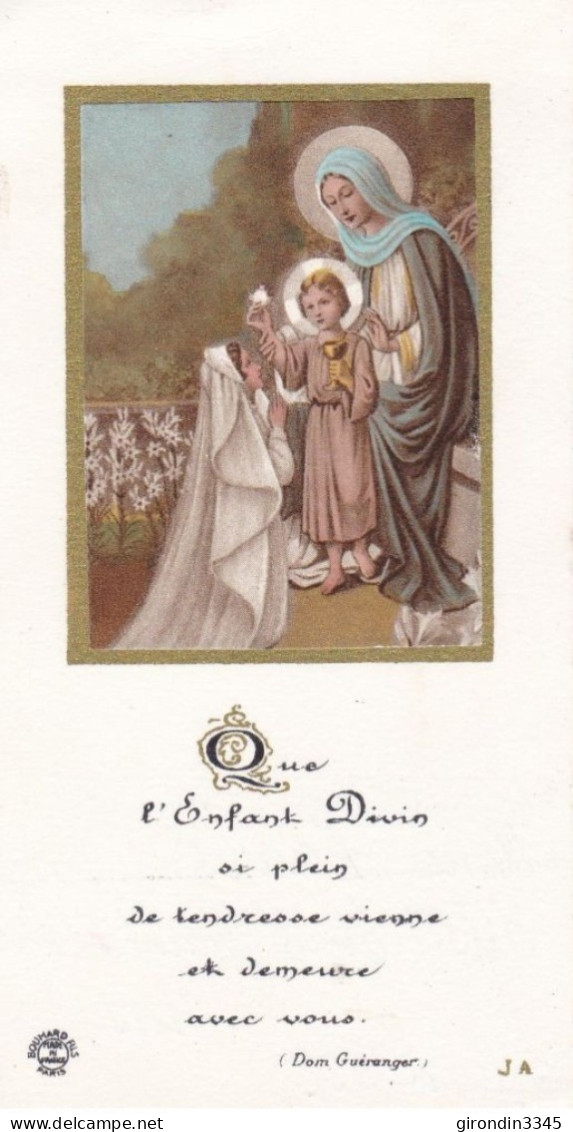 2 Images Pieuses, Souvenir De COMMUNION MAI 1956 à ASNIERES Et JUIN 58 à SENS - Images Religieuses