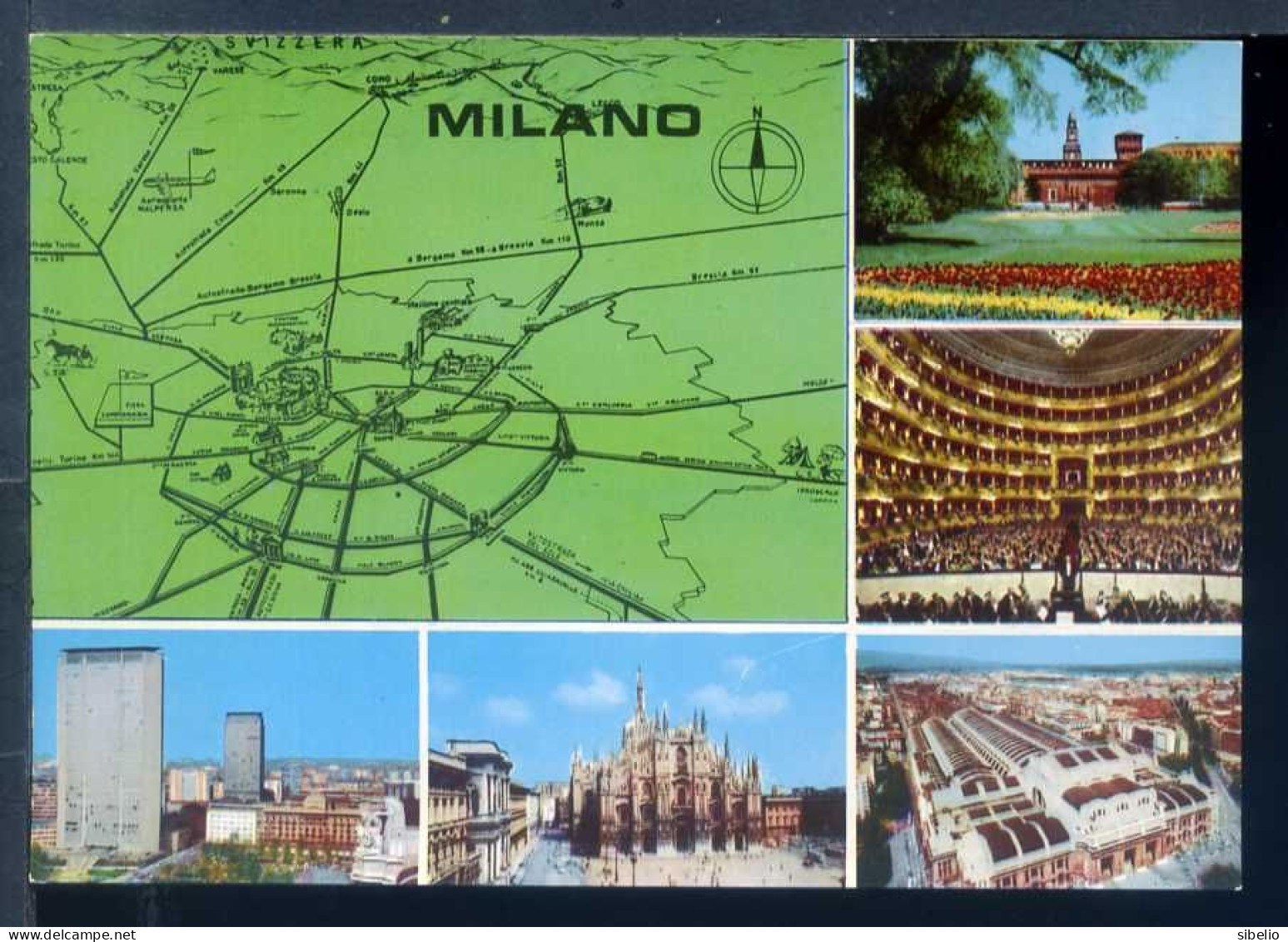 Milano - dieci cartoline semimoderne - rif. 1