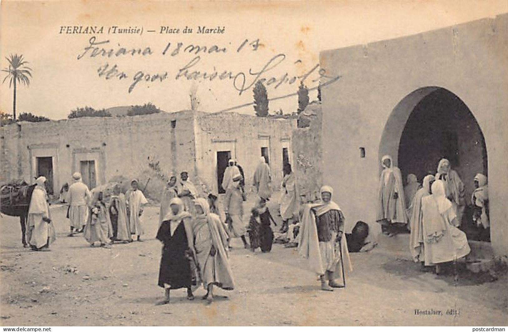 Tunisie - FERIANA - Place Du Marché - Ed. Hostalier  - Tunesien