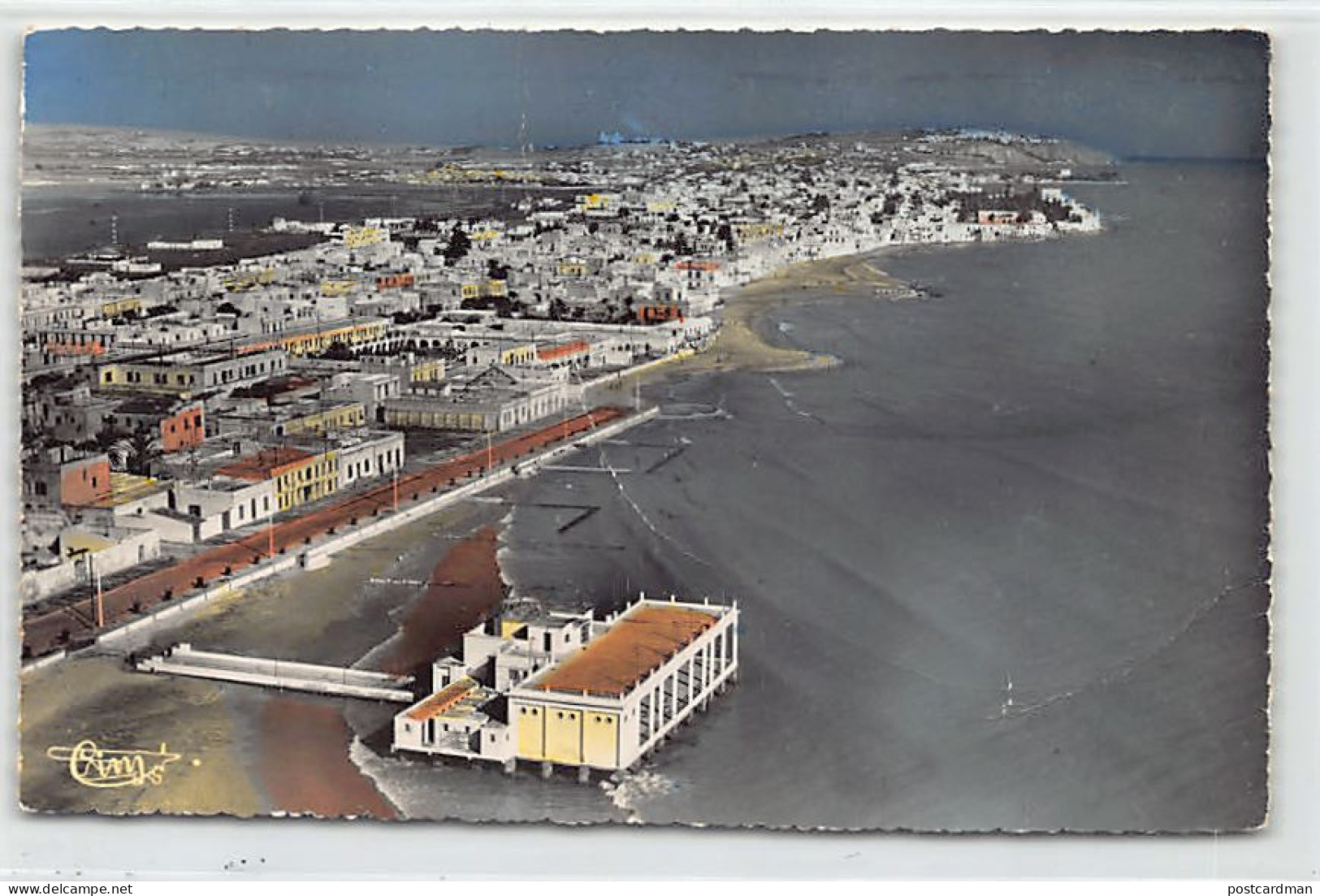 Tunisie - LA GOULETTE - Vue Aérienne Du Casino De La Citadelle Et La Côte Vers Sidi-Bou-Saïd - Ed. Combier 109 - Tunisia