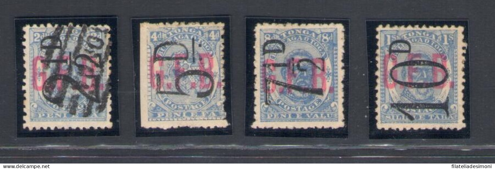 1893 Tonga - Stanley Gibbons N. O7/O10 - MH* - Other & Unclassified