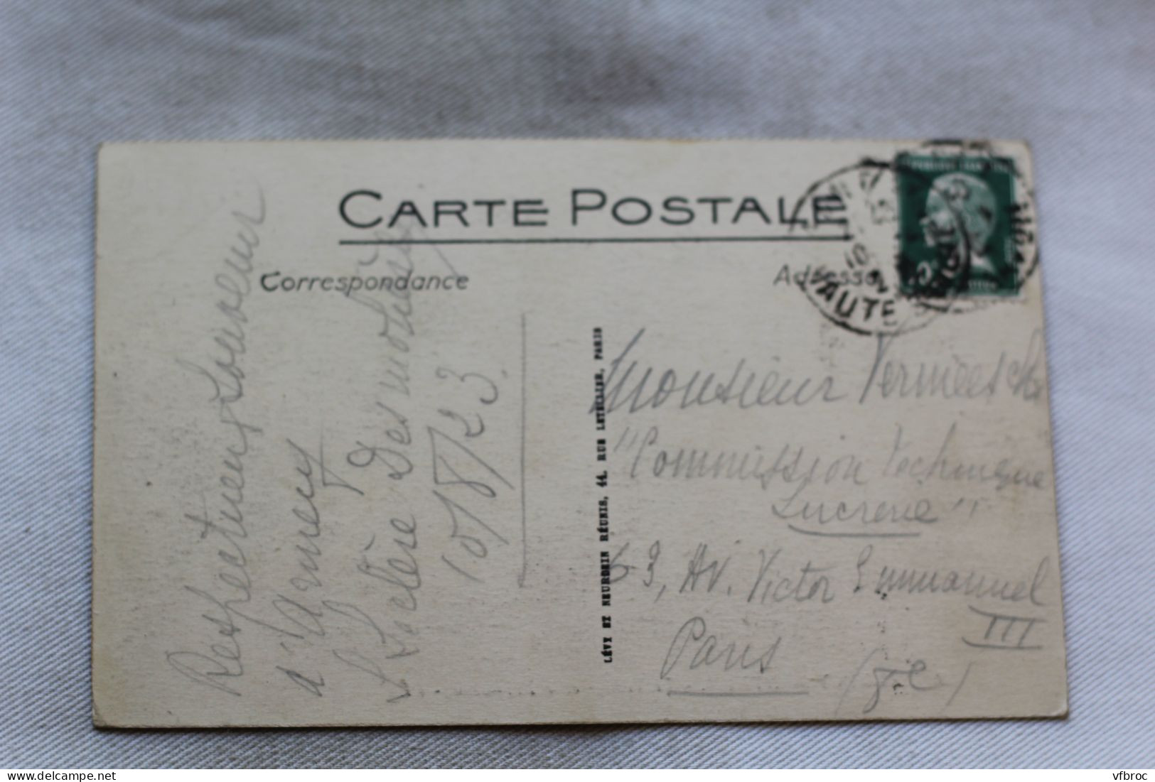 N891, Cpa 1923, Annecy Menthon, Le Village Et Le Parmelan, Haute Savoie 74 - Annecy