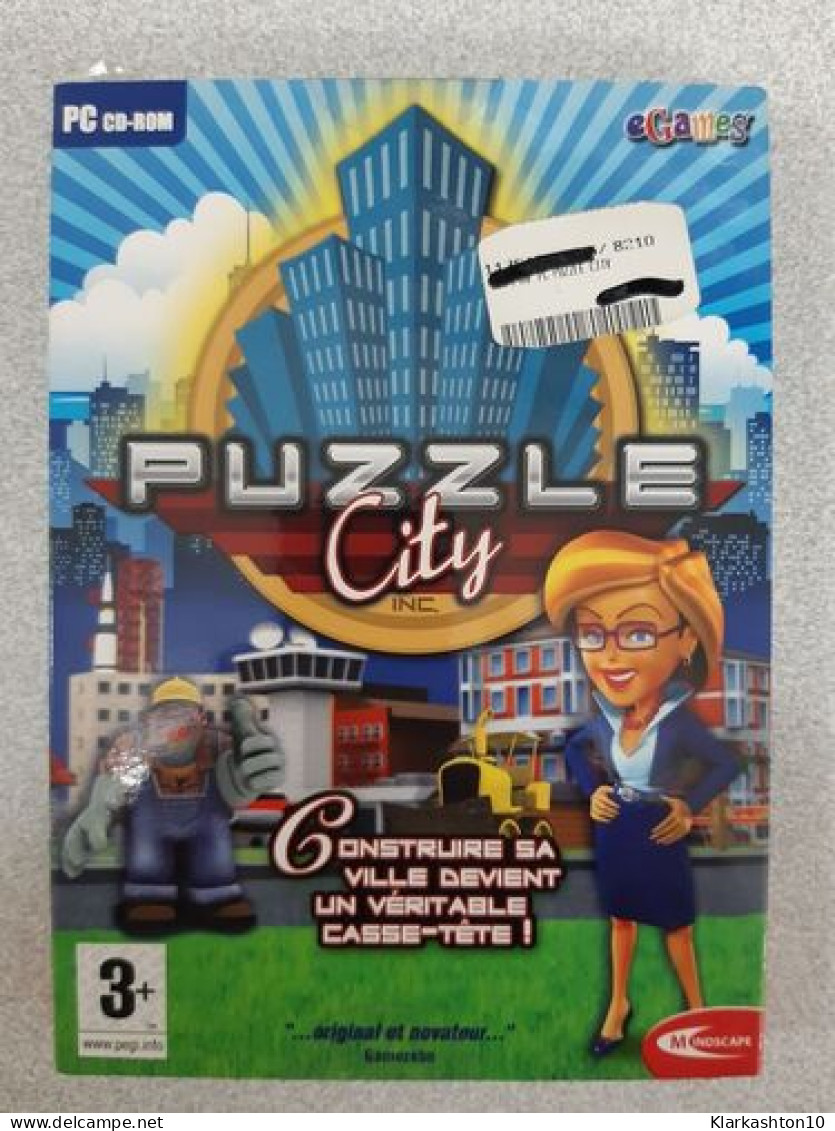 PC CD ROM - Puzzle City - Sonstige & Ohne Zuordnung