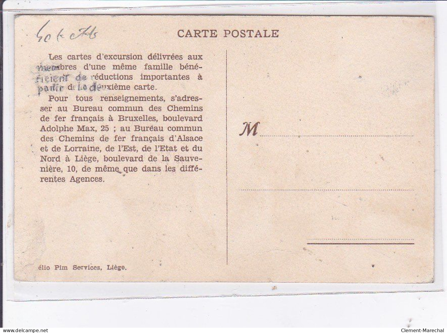 PUBLICITE : Cartes D'excursions Pour L'exposition Coloniale De  Vincennes - état - Publicité