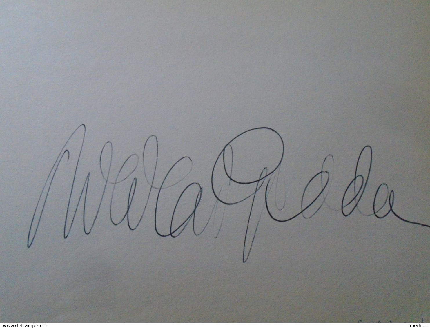 D203328  Signature -Autograph  -  Nicolai Gedda -Sweden  - Opera Tenor - Sänger Und Musiker