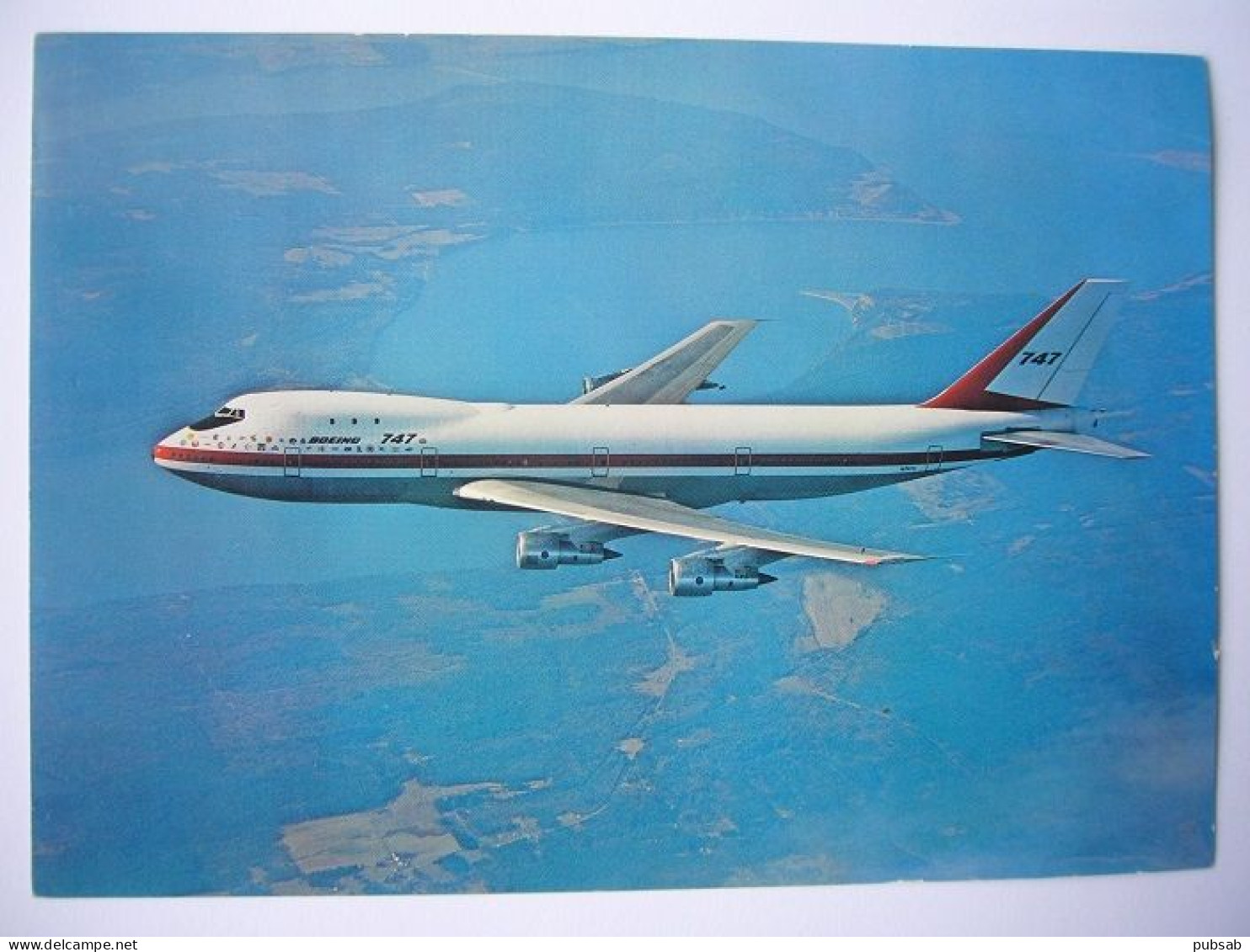 Avion / Airplane / Boeing 747 / Airline Issue / Size : 13X18cm - 1946-....: Modern Era