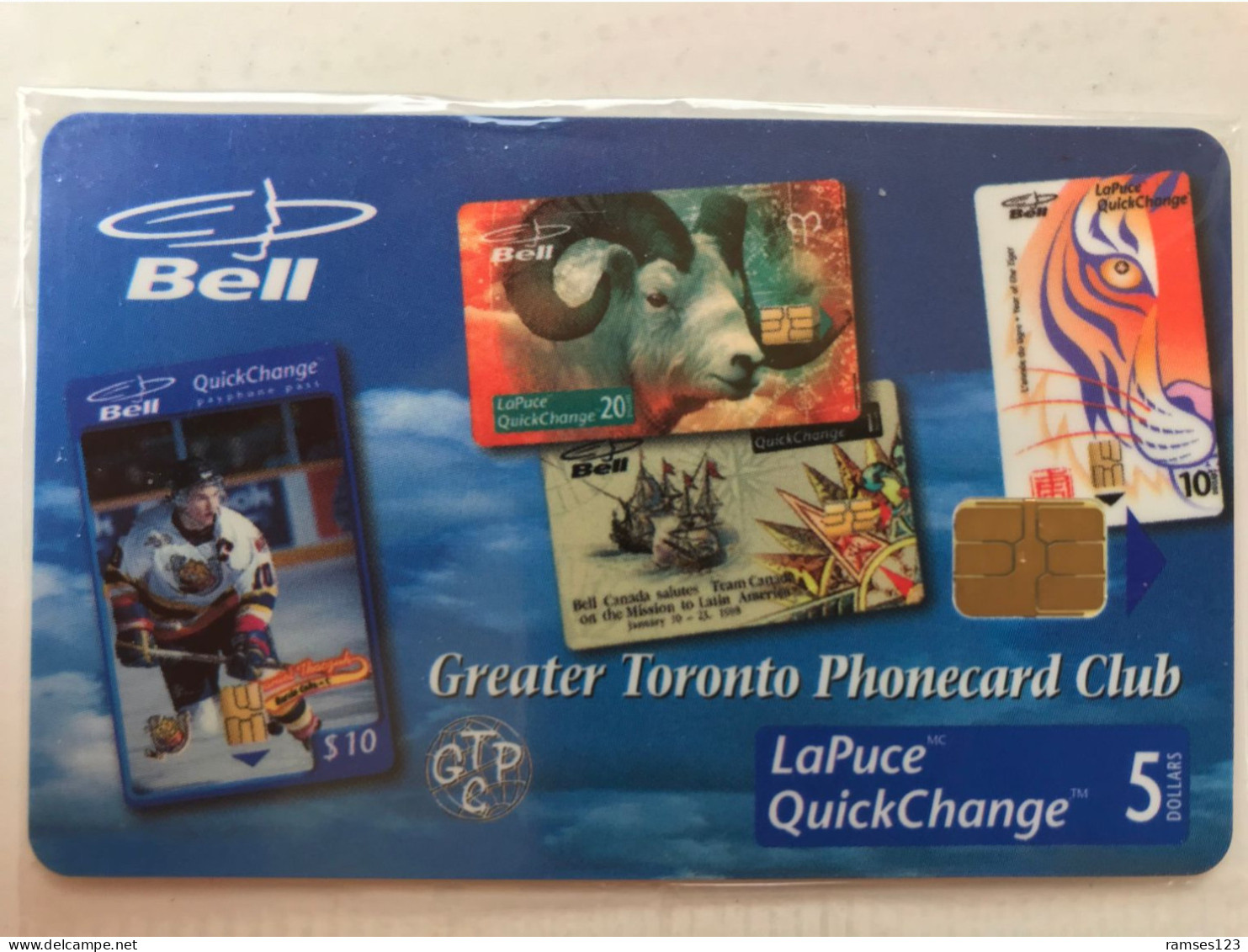 CANADA   BELL QUICK CHANGE   TORONTO PHONECARDS CLUB MINT IN SEALED - Canada