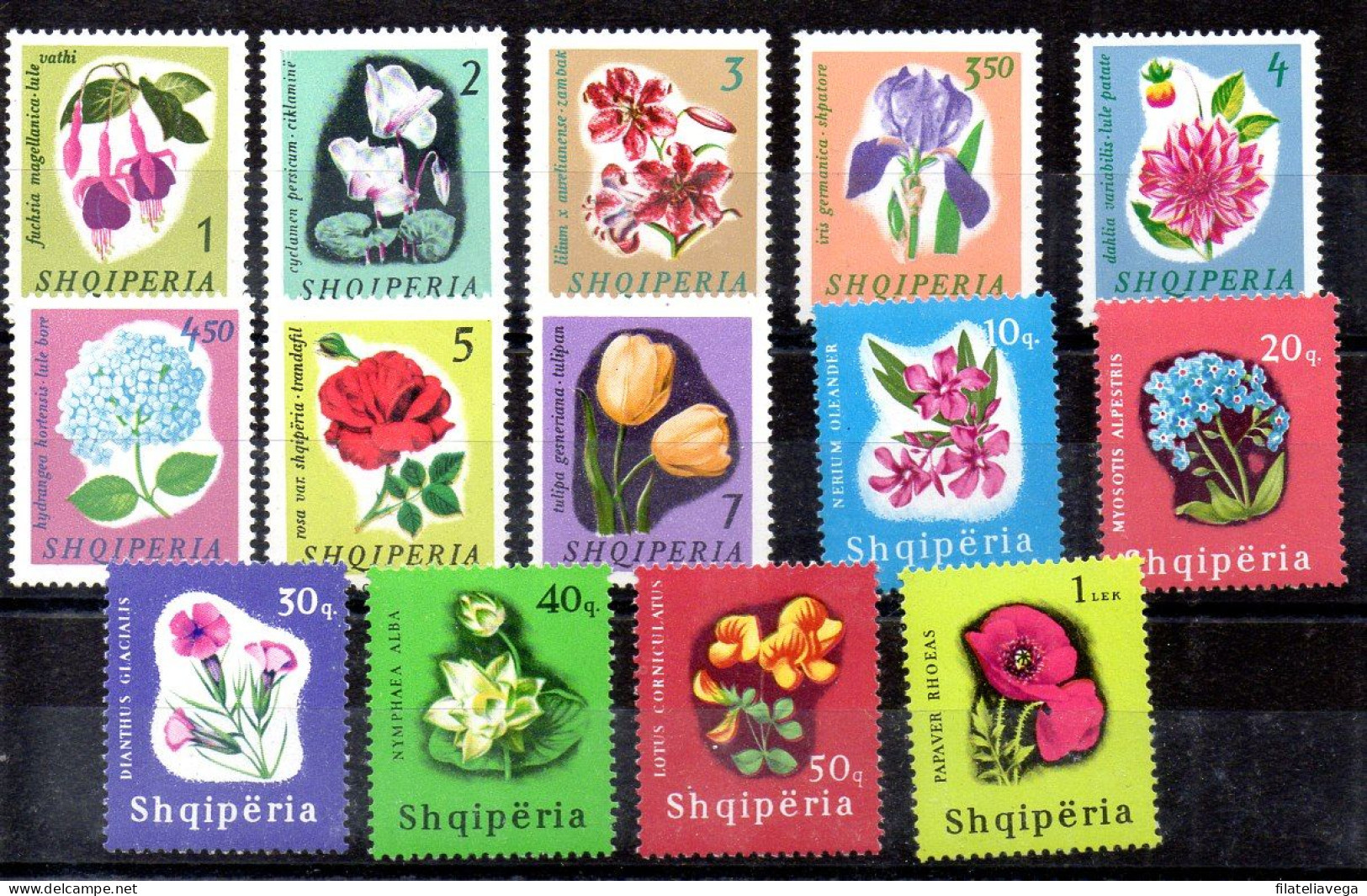 Albania Series Nº Yvert 778/85 + 803/08 ** FLORES (FLOWERS) - Albanië