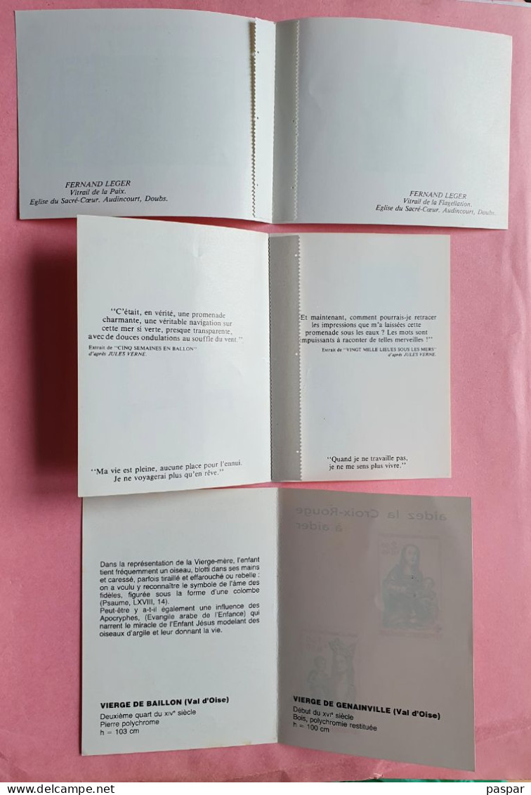 Lot De 3 Carnets De Timbres Vides France Poste Croix Rouge 1981, 1982, 1983 - Modernes : 1959-...