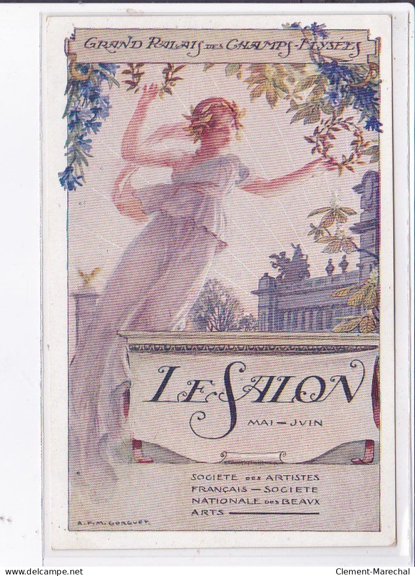 PUBLICITE : Le Salon Au Grand Palais Des Champs Elysées (illustrée Par Gorguet) - Très Bon état - Publicité