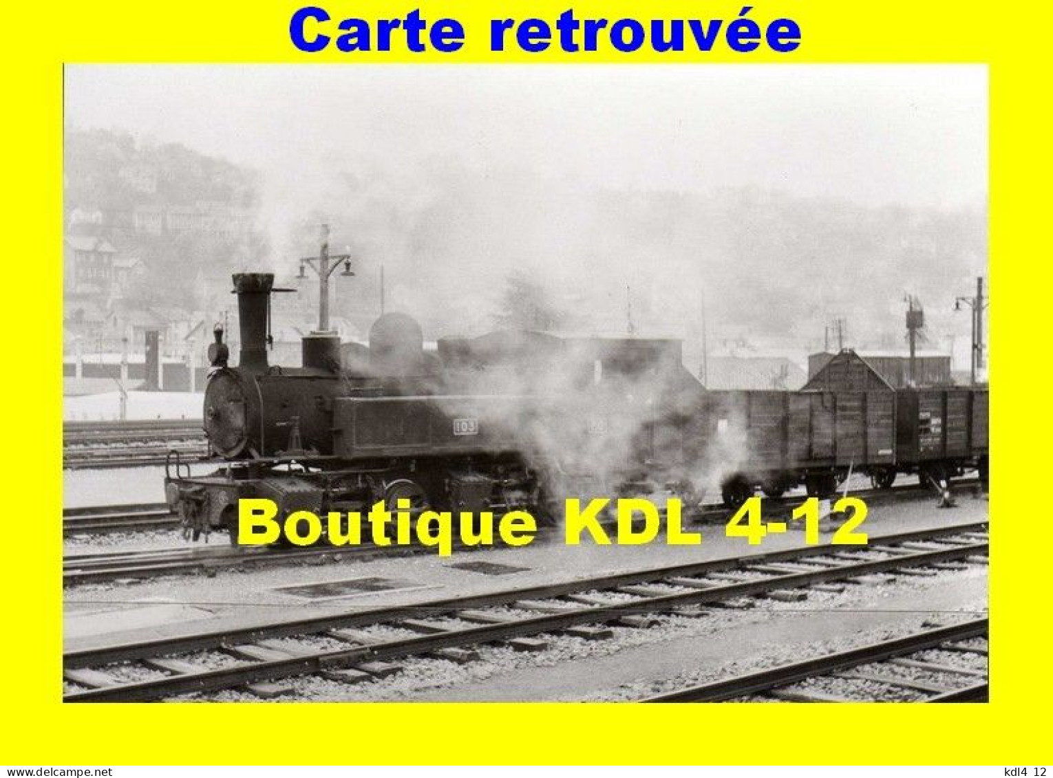 BVA 631-05 - Train, Loco 020+020 T N° 103 En Gare - TULLE - Corrèze - POC - Tulle