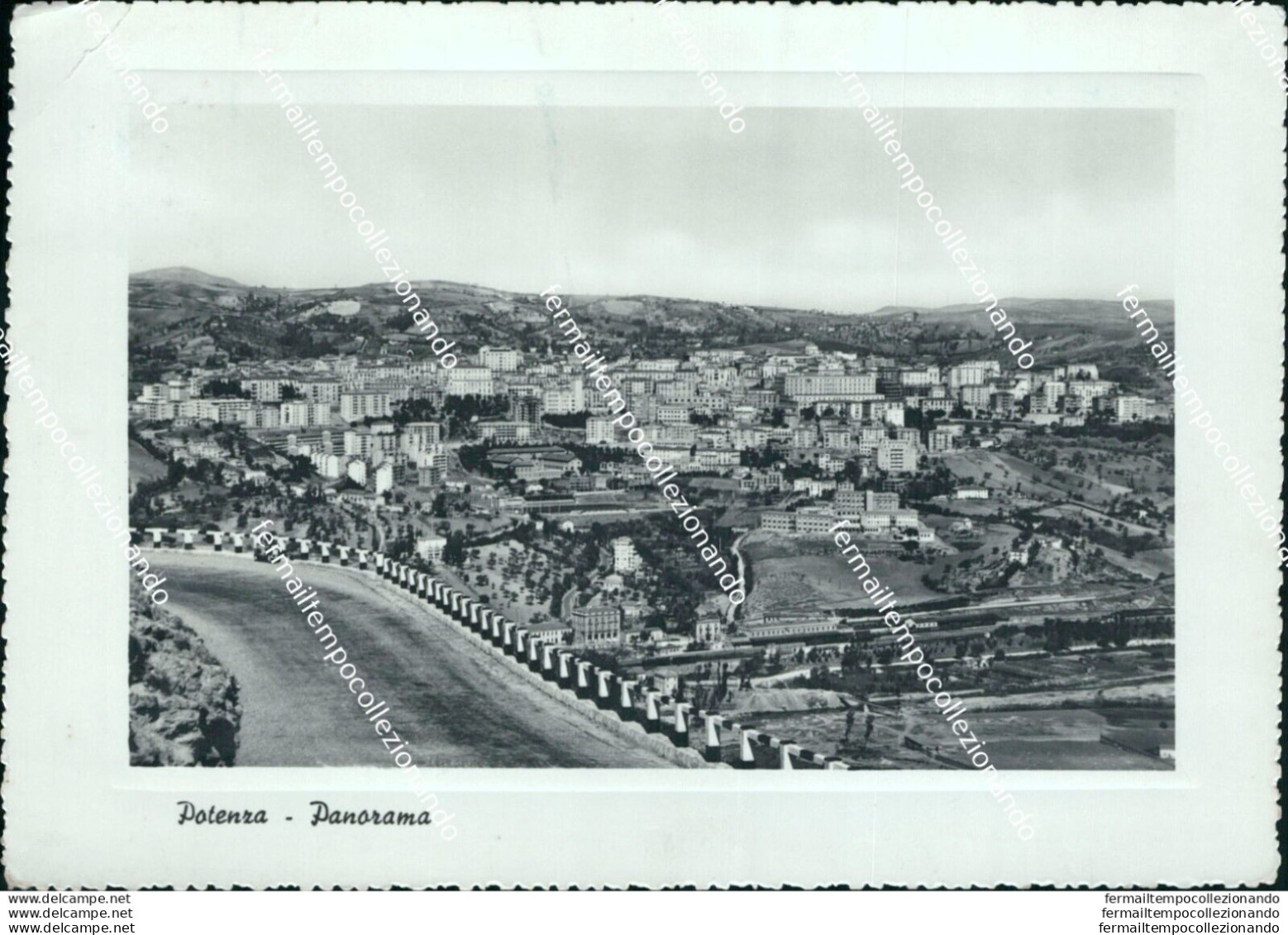 Bu203 Cartolina Potenza Citta' Panorama Basilicata - Potenza